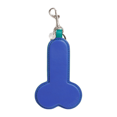 Shop Jw Anderson J.w. Anderson  Penis Keyring Smallleathergoods In Blue