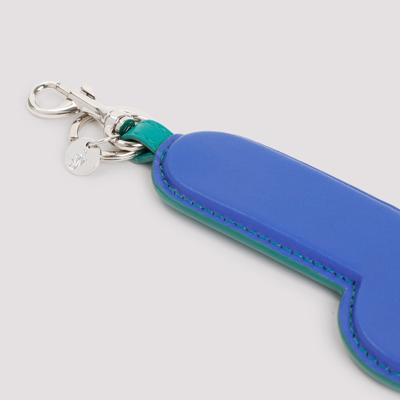 Shop Jw Anderson J.w. Anderson  Penis Keyring Smallleathergoods In Blue
