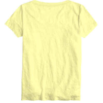 Shop Mc2 Saint Barth Yellow Linen Womans T-shirt