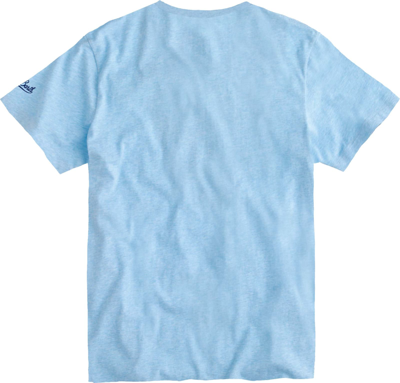 Mc2 Saint Barth T-shirt Man London Mule Print In Blue