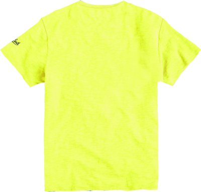 Shop Mc2 Saint Barth Man Cotton T-shirt With Shark In Yellow