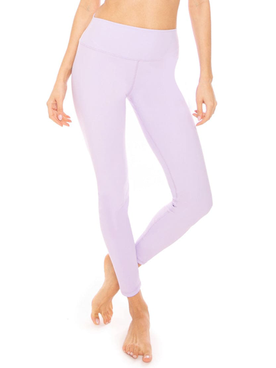 Shop Mc2 Saint Barth Lilac Yoga Leggings In Purple