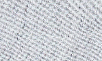 14th & Union Elastic Waist Linen Blend Trim Fit Pants In Navy Blazer- White Eoe
