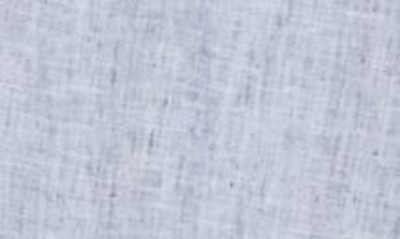 14th & Union Elastic Waist Linen Blend Trim Fit Pants In Navy Blazer- White Eoe