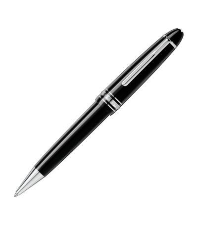 Shop Montblanc Meisterstück Platinum-coated Legrand Ballpoint Pen In Black