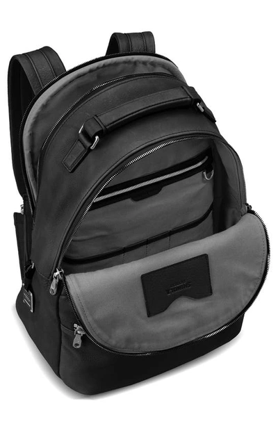 Shinola Runwell Leather Backpack In Black
