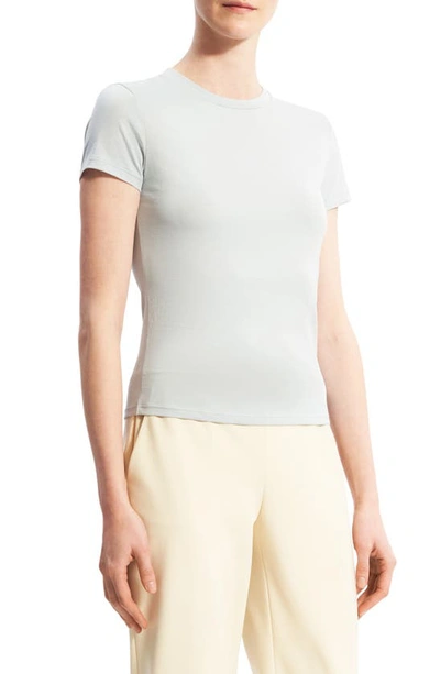 Shop Theory Tiny Apex Organic Pima Cotton T-shirt In Harbour - Fvh