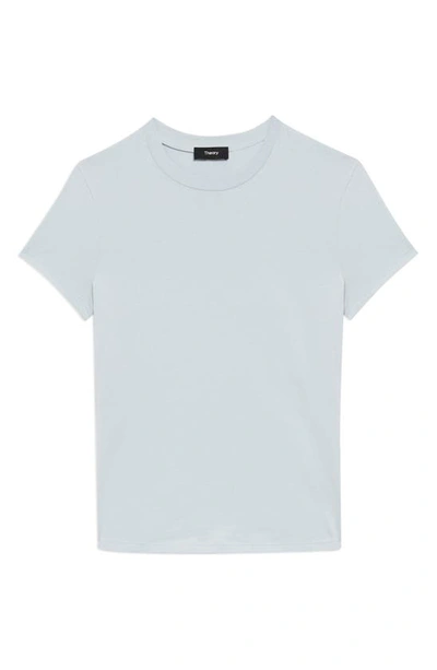 Shop Theory Tiny Apex Organic Pima Cotton T-shirt In Harbour - Fvh