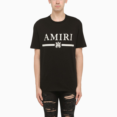 Shop Amiri Black T-shirt With Logo-print