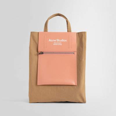 Shop Acne Studios Tote Bags In Pink