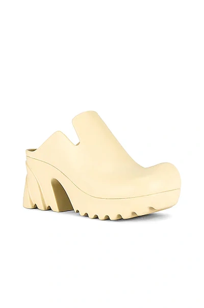 Shop Bottega Veneta Rubber Flash Clogs In Tapioca