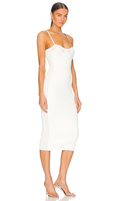 Shop Helmut Lang Eyelet Bra Dress In White