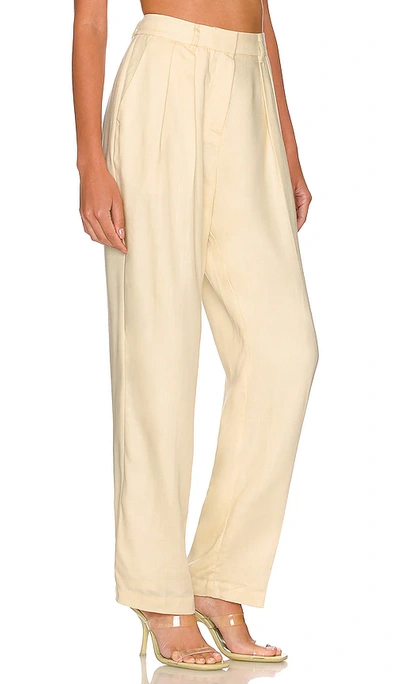 Shop L'academie Adana Trouser In Yellow