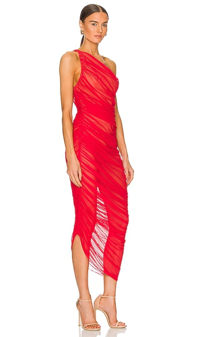 Shop Norma Kamali Diana Gown In Red