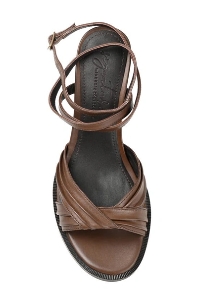 Shop Journee Signature Freeda Ankle Strap Sandal In Brown