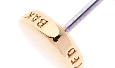 Ted Baker Harly Heart Stud Earrings In Gold
