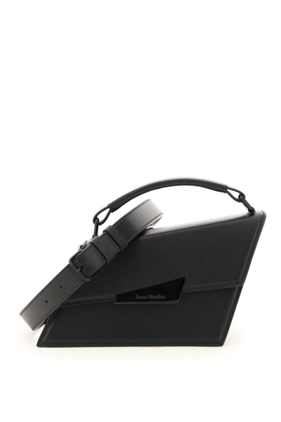 Shop Acne Studios Distorttion Mini Shoulder Bag In Black