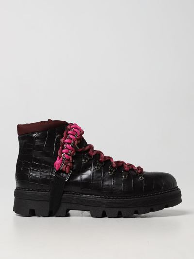 Shop Pinko Flat Ankle Boots  Woman Color Black