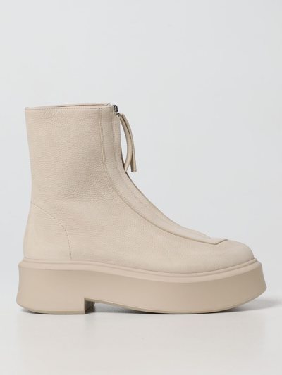 Shop The Row Flat Ankle Boots  Woman Color Beige