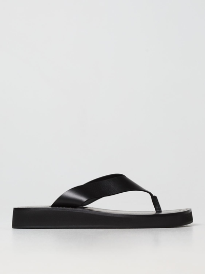 Shop The Row Flat Sandals  Woman Color Black