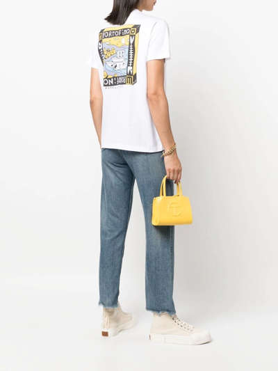 Modes Garments Modes T-shirt With Portofino Print In White