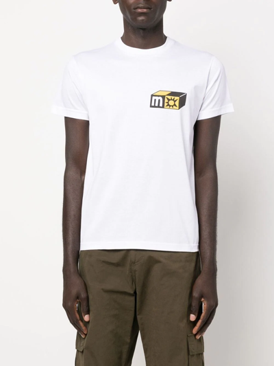 Modes Garments Modes T-shirt With Portofino Print In White