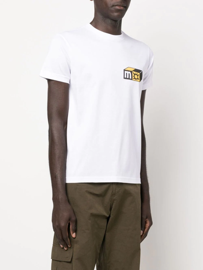 Modes Garments Modes T-shirt With Portofino Print In White