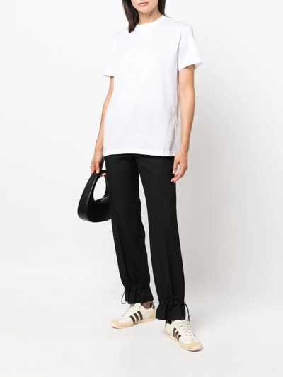 Modes Garments Shortsleeved Cotton T-shirt In White