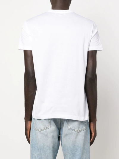 Shop Modes Garments Shortsleeved Cotton T-shirt In White