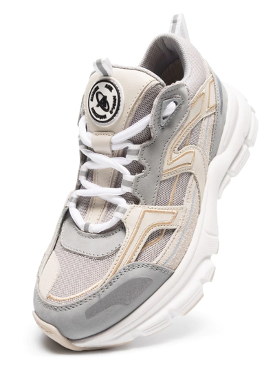 Axel Arigato Grey And Neutral Marathon R-trail Lace-up Sneakers In Grey