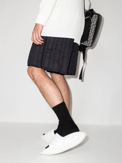 Balmain B-it-quilted Lambskin In White