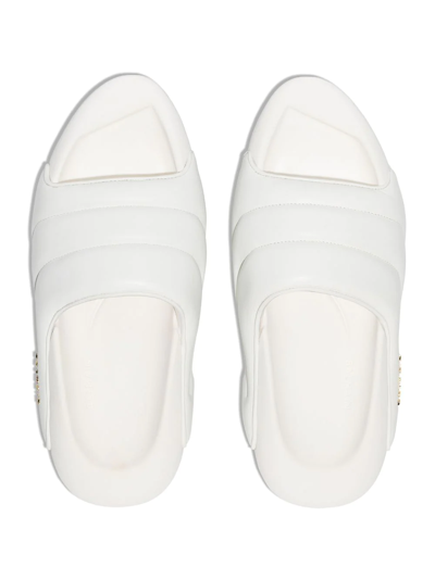 Balmain B-it-quilted Lambskin In White