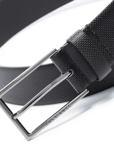 Shop Hugo Boss Buckle-fastening Leather Belt In Black