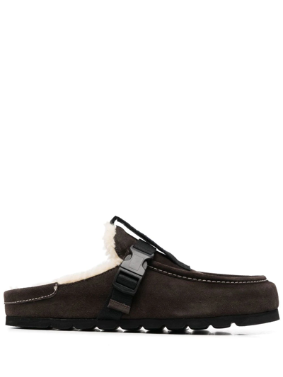 Shop Mcq By Alexander Mcqueen Gr9 Grow-up Suede Loafers In Brown