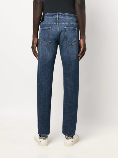 Incotex Straight-leg Denim Jeans In Blau