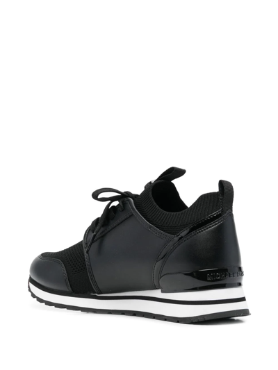 Michael Michael Kors Dash Knitted Low-top Sneakers In Schwarz