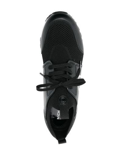 Michael Michael Kors Dash Knitted Low-top Sneakers In Schwarz