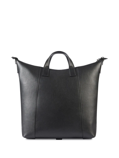 Shop Balenciaga Hourglass Tote Bag In Black