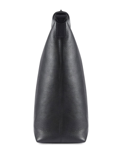 Shop Balenciaga Hourglass Tote Bag In Black