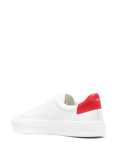 Shop Givenchy City Court Low-top Sneakers In White