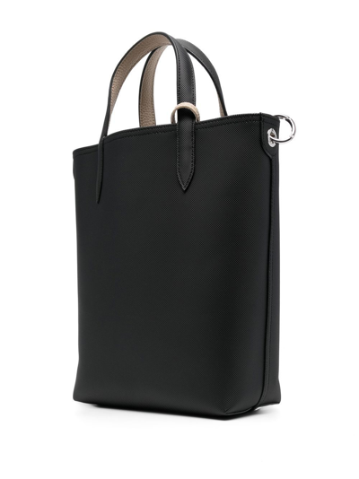 Shop Lacoste Anna Reversible Tote Bag In Schwarz