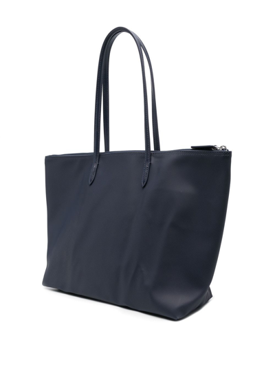Lacoste Concept Tote Bag In Blau