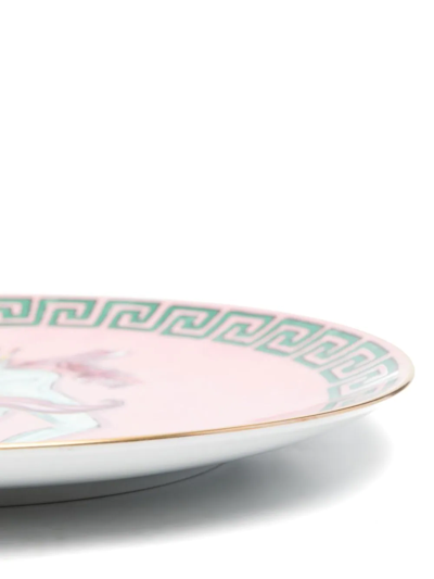 Shop Ginori 1735 Neptune Print Plate In Pink