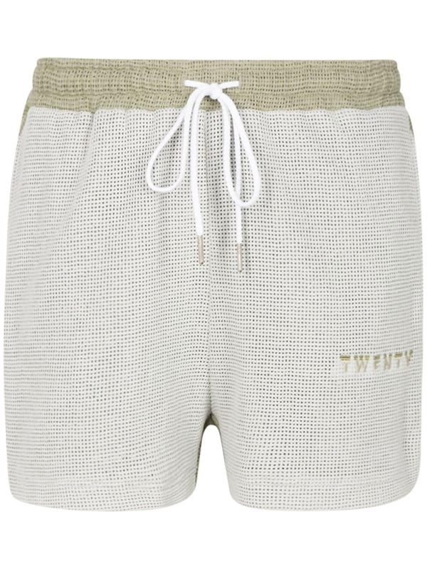 Twenty Montreal Breathe colour-block mesh shorts - Green