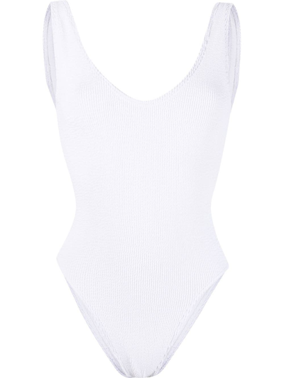 Shop Bondeye Bound Crinkle Swimsuit In White