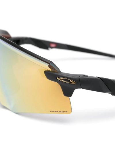 Oakley Encoder Square-frame Sunglasses In Schwarz