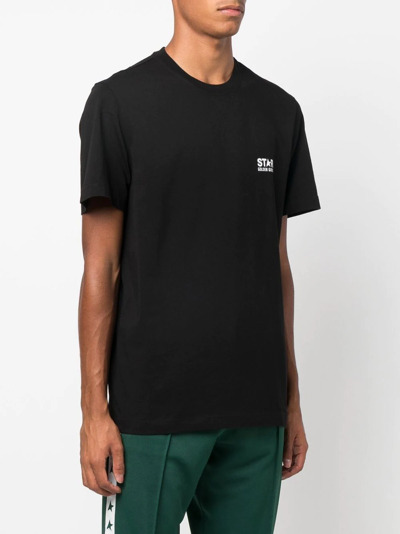 Shop Golden Goose Short Sleeve T-shirt In Schwarz