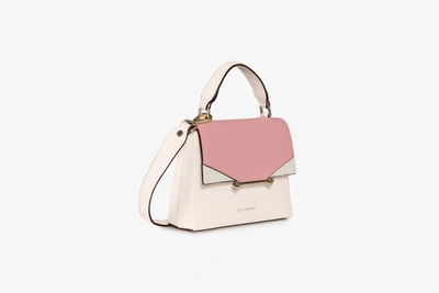 Shop Strathberry Trinity Mini In Soft Pink/caledonian Pink