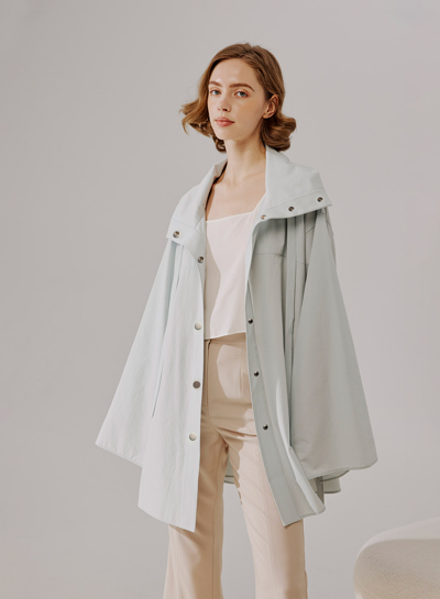 Nap Loungewear Flare Sleeve Shirt Jacket In Swans Down | ModeSens