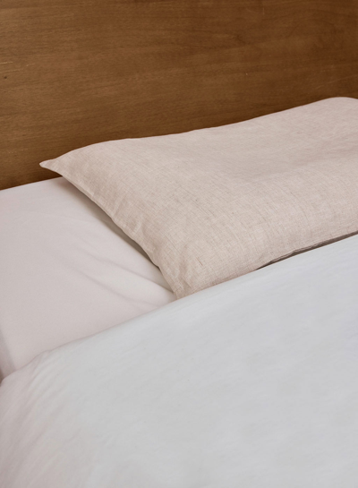 Shop Nap Loungewear Golden Olive Washed Linen Pillowcase - Set Of 2
